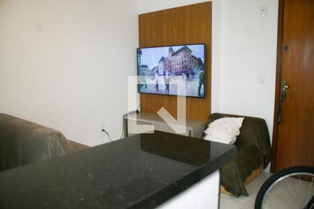 Sala de apartamento para alugar com 1 quarto, 50m² em Vila Caiçara, Praia Grande