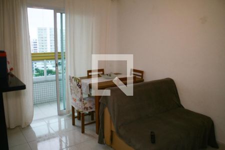 Sala de apartamento para alugar com 1 quarto, 50m² em Vila Caiçara, Praia Grande