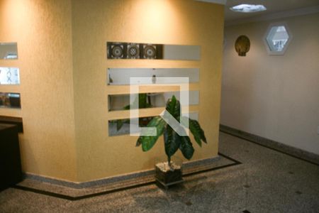 Hall de entrada de apartamento para alugar com 1 quarto, 50m² em Vila Caiçara, Praia Grande