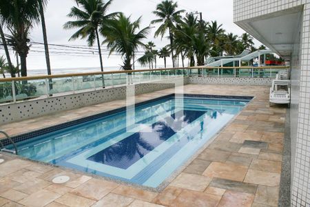Área comum - Piscina de apartamento para alugar com 1 quarto, 50m² em Vila Caiçara, Praia Grande