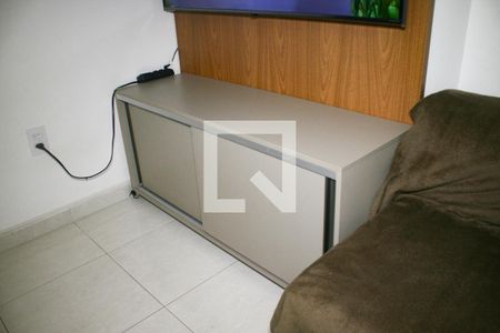 Sala de apartamento para alugar com 1 quarto, 50m² em Vila Caiçara, Praia Grande