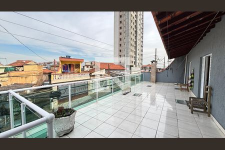 Varanda da Suíte de casa à venda com 3 quartos, 225m² em Vila Humaita, Santo André