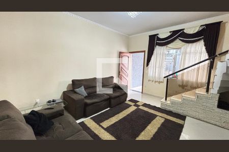 Sala de casa à venda com 3 quartos, 225m² em Vila Humaita, Santo André