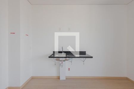 Cozinha de kitnet/studio para alugar com 1 quarto, 25m² em Pinheiros, São Paulo