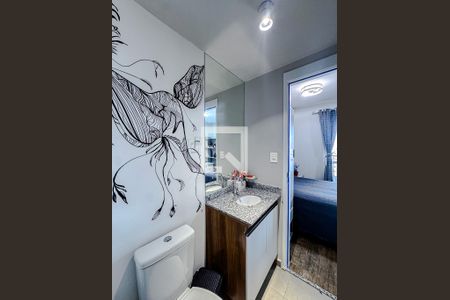 Banheiro de kitnet/studio à venda com 1 quarto, 27m² em Belenzinho, São Paulo