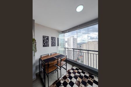 Varanda de kitnet/studio à venda com 1 quarto, 27m² em Belenzinho, São Paulo