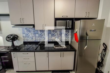 Cozinha de kitnet/studio à venda com 1 quarto, 29m² em Vila Mariana, São Paulo