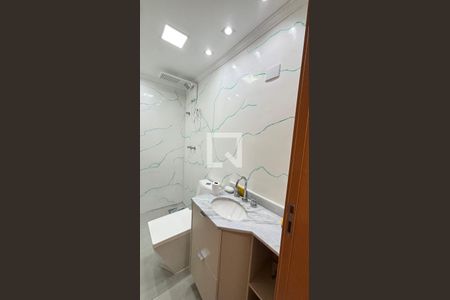 Banheiro de apartamento à venda com 2 quartos, 61m² em Casa Branca, Santo André
