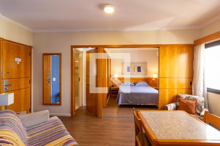 Sala/Cozinha de apartamento para alugar com 1 quarto, 34m² em Jardim Paulista, São Paulo