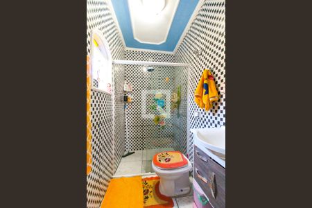 Banheiro da Suíte de casa à venda com 5 quartos, 130m² em Jardim das Camelias, São Paulo