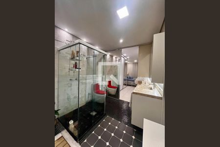 Banheiro da Suíte de apartamento à venda com 1 quarto, 80m² em Vila Brandina, Campinas