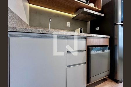 Cozinha de kitnet/studio à venda com 0 quarto, 24m² em Brooklin, São Paulo