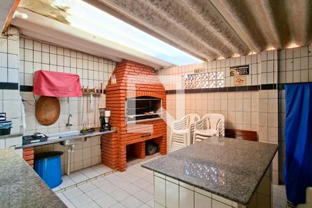 Área comum - Churrasqueira de apartamento para alugar com 1 quarto, 64m² em Vila Assuncao, Praia Grande