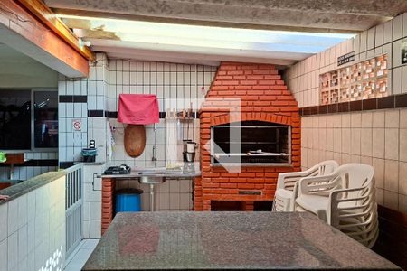 Área comum - Churrasqueira de apartamento para alugar com 1 quarto, 64m² em Vila Assuncao, Praia Grande