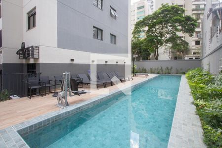 Área comum de apartamento para alugar com 1 quarto, 29m² em Campo Belo, São Paulo