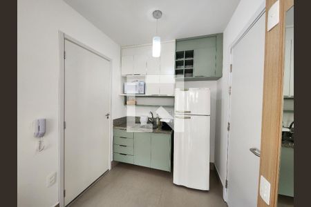 Cozinha de apartamento à venda com 1 quarto, 43m² em Moema, São Paulo