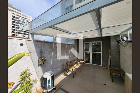 Varanda do apartamento de apartamento à venda com 1 quarto, 43m² em Moema, São Paulo