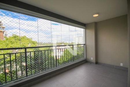 Varanda da Sala de apartamento para alugar com 3 quartos, 84m² em Santo Amaro, São Paulo