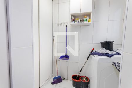 Área de Serviço de apartamento à venda com 2 quartos, 55m² em Vila Curuçá, Santo André
