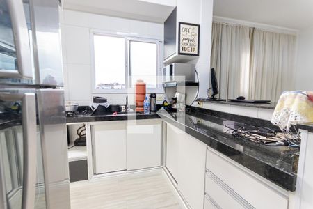 Cozinha de apartamento à venda com 2 quartos, 55m² em Vila Curuçá, Santo André