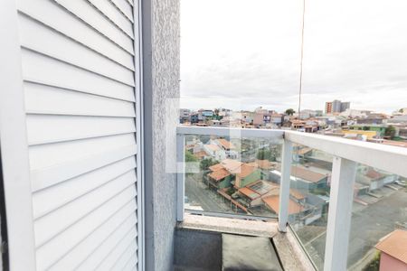 Varanda da Suíte de apartamento à venda com 2 quartos, 55m² em Vila Curuçá, Santo André