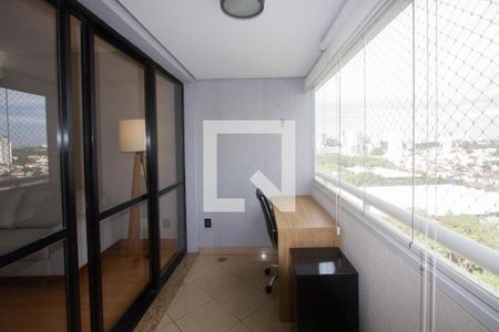 Varanda da Sala de apartamento para alugar com 3 quartos, 130m² em Santo Amaro, São Paulo