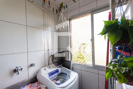 Área de Serviço de apartamento à venda com 2 quartos, 53m² em Parque das Nações, Santo André