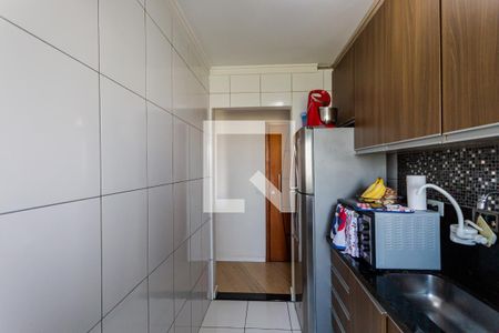 Cozinha de apartamento à venda com 2 quartos, 53m² em Parque das Nações, Santo André