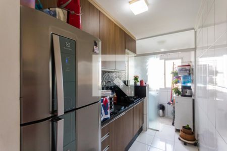 Cozinha de apartamento à venda com 2 quartos, 53m² em Parque das Nações, Santo André