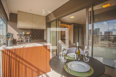 Cozinha de kitnet/studio à venda com 1 quarto, 32m² em Vila Clementino, São Paulo