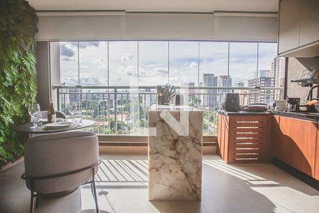 Cozinha de kitnet/studio à venda com 1 quarto, 32m² em Vila Clementino, São Paulo