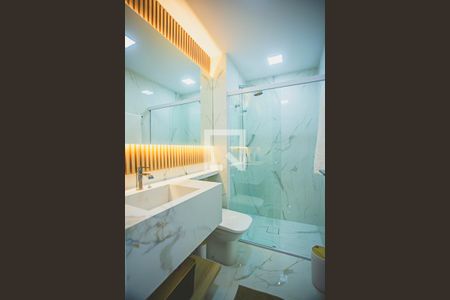 Banheiro de kitnet/studio à venda com 1 quarto, 32m² em Vila Clementino, São Paulo