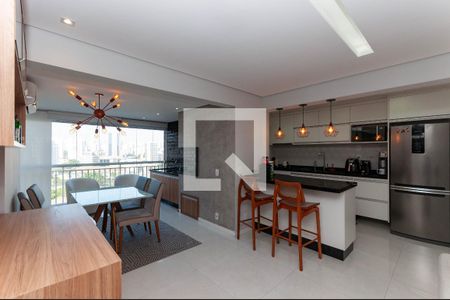 Sala de apartamento para alugar com 3 quartos, 110m² em Parque Industrial Tomas Edson, São Paulo