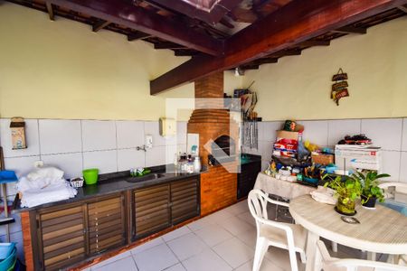 Área gourmet de casa de condomínio à venda com 5 quartos, 243m² em Del Castilho, Rio de Janeiro
