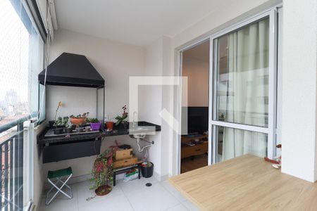 Varanda da Sala de apartamento à venda com 2 quartos, 60m² em Vila Mazzei, São Paulo
