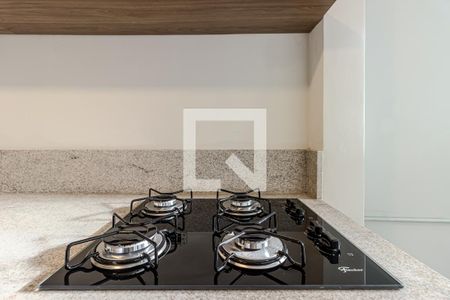 Cozinha de apartamento à venda com 1 quarto, 51m² em Brooklin Novo, São Paulo