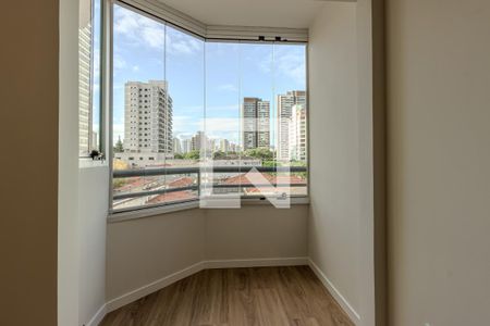 Vista da Sala de apartamento à venda com 1 quarto, 51m² em Brooklin Novo, São Paulo