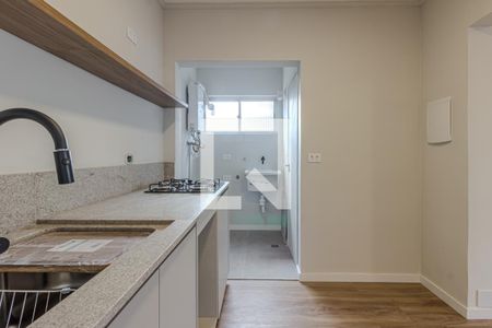 Cozinha de apartamento à venda com 1 quarto, 51m² em Brooklin Novo, São Paulo