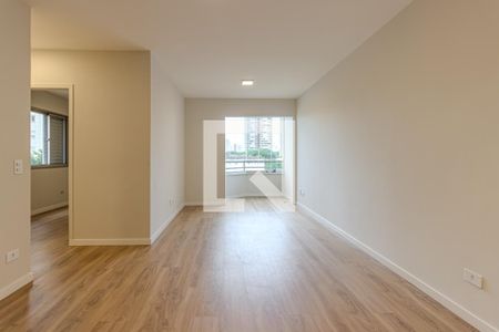 Sala de apartamento à venda com 1 quarto, 51m² em Brooklin Novo, São Paulo