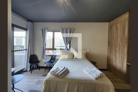 Studio de kitnet/studio para alugar com 1 quarto, 30m² em Indianópolis, São Paulo