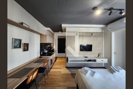 Studio de kitnet/studio para alugar com 1 quarto, 30m² em Indianópolis, São Paulo