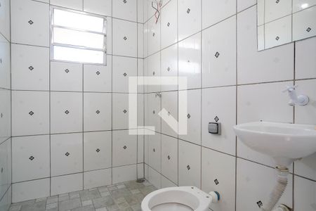 Banheiro de casa para alugar com 1 quarto, 39m² em Nova Gerti, São Caetano do Sul