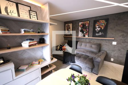 Sala de apartamento à venda com 2 quartos, 61m² em Silveira, Santo André