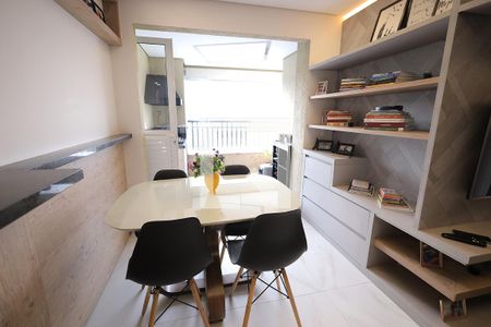 Sala de Jantar de apartamento à venda com 2 quartos, 61m² em Silveira, Santo André