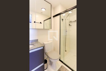 Banheiro de apartamento à venda com 1 quarto, 25m² em Butantã, São Paulo