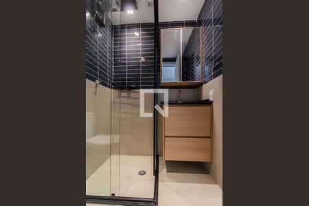 Banheiro de apartamento para alugar com 1 quarto, 31m² em Vila Dom Pedro I, São Paulo
