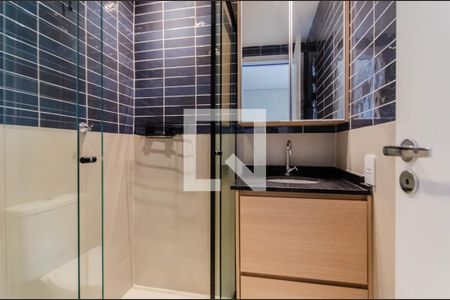 Banheiro de apartamento para alugar com 1 quarto, 31m² em Vila Dom Pedro I, São Paulo