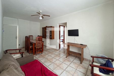 Sala de apartamento para alugar com 1 quarto, 50m² em Guilhermina, Praia Grande