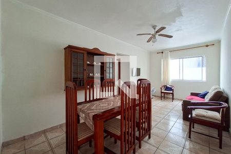 Sala de apartamento para alugar com 1 quarto, 50m² em Guilhermina, Praia Grande