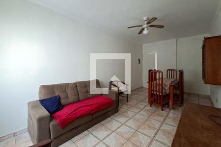 Sala de apartamento para alugar com 1 quarto, 50m² em Guilhermina, Praia Grande